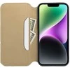 Oem DUAL POCKET Book dėklas skirtas Xiaomi Redmi Note 13 Pro Plus 5G aukso spalvos