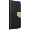 Dėklas Oem Flip case for iPhone 16 PLUS Fancy Book juodas / auksinis