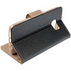 Oem FANCY Book dėklas skirtas Samsung Galaxy A16 juodos spalvos / auksinis