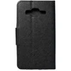 Oem FANCY Book dėklas skirtas Samsung Galaxy Galaxy Core Prime (G360F) juodos spalvos