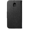 Oem FANCY Book dėklas skirtas Samsung Galaxy Galaxy J3 2017 juodos spalvos