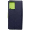 Oem FANCY Book dėklas skirtas Xiaomi Redmi Note 12 5G mėlynos spalvos / lime