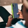 Oem FANCY Book dėklas skirtas Xiaomi Redmi Note 13 Pro 4G mėlynos spalvos / lime