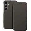 Oem FOLIO Side Magnet book dėklas skirtas Samsung Galaxy S25 PLUS rudos spalvos
