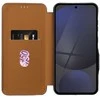 Oem FOLIO Side Magnet book dėklas skirtas Samsung Galaxy S25 PLUS pilkos spalvos