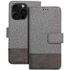 Dėklas Greengo Oem GOMMA Book skirtas Xiaomi Redmi Note 14 4G (GLOBAL - 164,84mm x 78,15mm x 8,16mm) pilkos spalvos