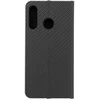 Dėklas Oem Flip case for Huawei P30 LITE Luna Book Carbon juodas