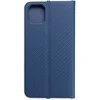 Dėklas Oem Flip case for iPhone 11 Luna Book Carbon mėlynas