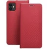 Dėklas Oem Flip case for iPhone 11 Luna Book Carbon red