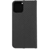Dėklas Oem Flip case for iPhone 12 / 12 PRO Luna Book Carbon juodas