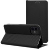 OEM atverčiamas dėklas iPhone 14 Luna Book Carbon juodas