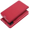 Dėklas Oem Flip case for iPhone 16 Luna Book Carbon red