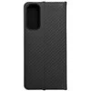 Dėklas Oem LUNA Book Carbon skirtas Samsung Galaxy A05s juodos spalvos