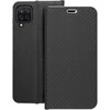 Dėklas Forcell Oem LUNA Book Carbon skirtas Samsung Galaxy A12 / M12 juodos spalvos