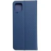 Dėklas Forcell Oem LUNA Book Carbon skirtas Samsung Galaxy A12 / M12 mėlynos spalvos