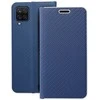 Dėklas Forcell Oem LUNA Book Carbon skirtas Samsung Galaxy A12 / M12 mėlynos spalvos