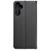 Dėklas Oem LUNA Book Carbon skirtas Samsung Galaxy A14 4G / A14 5G juodos spalvos