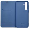Dėklas Oem LUNA Book Carbon skirtas Samsung Galaxy A21s mėlynos spalvos