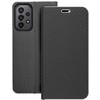 Dėklas Oem LUNA Book Carbon skirtas Samsung Galaxy A23 5G juodos spalvos