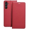 Dėklas Oem LUNA Book Carbon skirtas Samsung Galaxy A25 5G raudonas