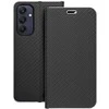 Dėklas Oem LUNA Book Carbon skirtas Samsung Galaxy A25 5G juodos spalvos