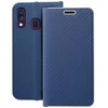Dėklas Oem LUNA Book Carbon skirtas Samsung Galaxy A40 mėlynos spalvos