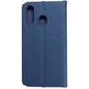 Dėklas Oem LUNA Book Carbon skirtas Samsung Galaxy A40 mėlynos spalvos