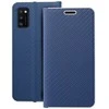 Dėklas Oem LUNA Book Carbon skirtas Samsung Galaxy A41 mėlynos spalvos