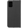 Dėklas Oem LUNA Book Carbon skirtas Samsung Galaxy A51 juodos spalvos