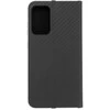 Dėklas Forcell Oem LUNA Book Carbon skirtas Samsung Galaxy A52 5G / A52 LTE ( 4G ) / A52s 5G juodos spalvos