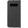 Dėklas Oem LUNA Book Carbon skirtas Samsung Galaxy S10 Plus juodos spalvos