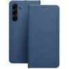 Dėklas Forcell Oem LUNA Book Carbon skirtas Samsung Galaxy S20 FE / S20 FE 5G mėlynos spalvos