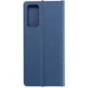 Dėklas Forcell Oem LUNA Book Carbon skirtas Samsung Galaxy S20 FE / S20 FE 5G mėlynos spalvos