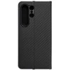 Dėklas Oem LUNA Book Carbon skirtas Samsung Galaxy S24 Ultra juodos spalvos