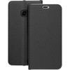 Dėklas Forcell Oem LUNA Book Carbon skirtas Samsung Galaxy Xcover 4 juodos spalvos