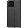 Dėklas Forcell Oem LUNA Book Carbon skirtas Xiaomi Mi 11 Lite 5G / Mi 11 Lite LTE ( 4G ) / Mi 11 Lite NE juodos spalvos