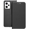 Dėklas Oem LUNA Book Carbon skirtas Xiaomi Redmi Note 12 Pro 5G juodos spalvos