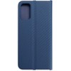 Dėklas Forcell Oem LUNA Book Carbon skirtas Xiaomi Redmi Note 10 5G / Poco M3 Pro / Poco M3 Pro 5G mėlynos spalvos
