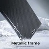 Dėklas Forcell Oem LUNA Book Carbon skirtas Xiaomi Redmi 9AT / Redmi 9A juodos spalvos