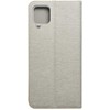 Dėklas Forcell Oem LUNA Book Gold skirtas Samsung Galaxy A12 / M12 sidabro spalvos