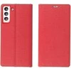 OEM LUNA Book auksinis dėklas Samsung Galaxy A23 5G raudonas