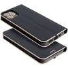 Dėklas Forcell Oem LUNA Book Gold skirtas Samsung Galaxy A52 5G / A52 LTE ( 4G ) / A52s 5G juodos spalvos