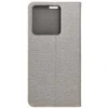 Dėklas Oem LUNA Book Gold skirtas Xiaomi Redmi Note 13 5G sidabro spalvos