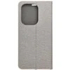 Dėklas Oem LUNA Book Gold skirtas Xiaomi Redmi Note 13 PRO 4G / POCO M6 Pro 4G sidabro spalvos