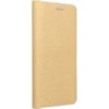 Dėklas Oem LUNA Book Gold skirtas Xiaomi Redmi Note 13 PRO Plus 5G aukso spalvos