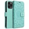 Forcell MEZZO Knygų dėklas, skirtas IPHONE 13 PRO mandala žaliai