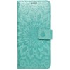 Forcell Oem MEZZO Book dėklas skirtas Samsung Galaxy A12 / M12 mandala žalios spalvos
