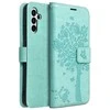 Forcell Oem MEZZO Book dėklas skirtas Samsung Galaxy A13 5G / A04S medžio žalios spalvos
