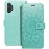 Forcell Oem MEZZO Book dėklas skirtas Samsung Galaxy A32 LTE ( 4G ) mandala žalios spalvos