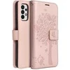 Forcell Oem MEZZO Book dėklas skirtas Samsung Galaxy A32 LTE ( 4G ) medžio rose auksinis